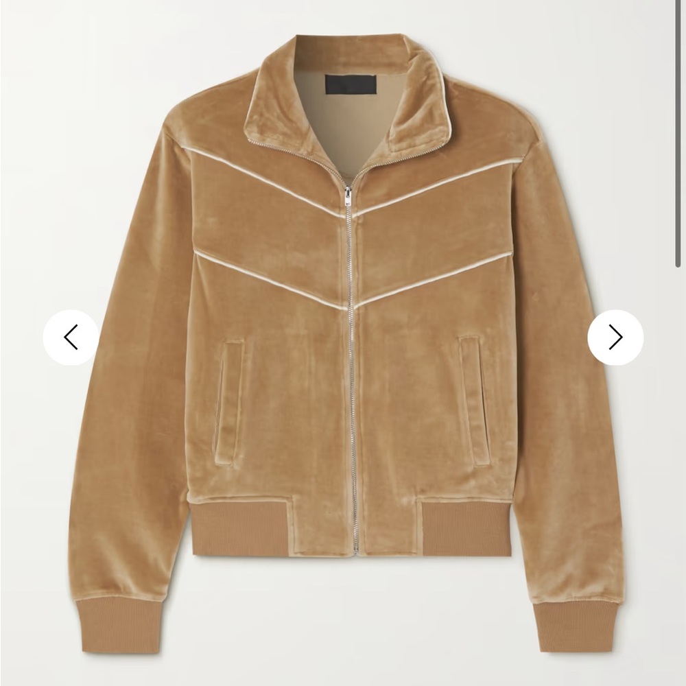 Nili Lotan Andreas velour jacket